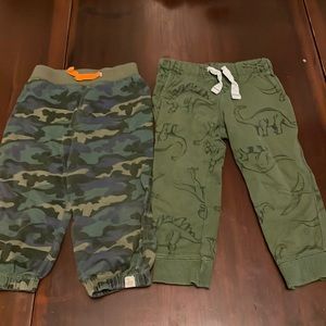 Two pair toddler pants